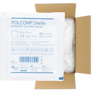 Sterile Gas-Kompresse 17N 8W 10*10cm a'3pcs-100pcs